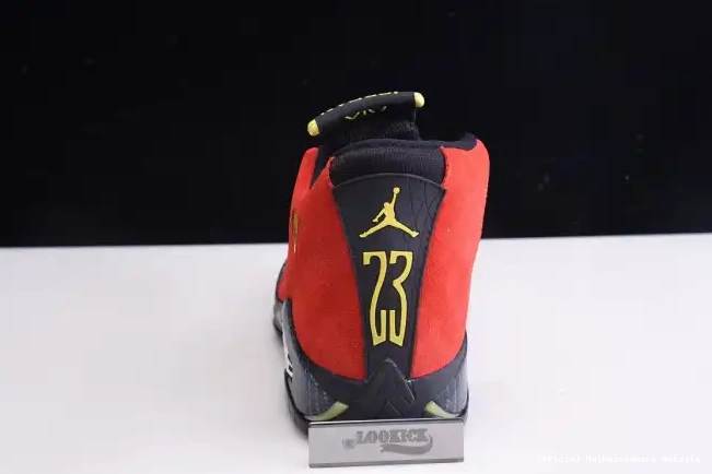 Official Maikesneakers 654459-670 Retro Jordan Air Red 14 Challenge 0423